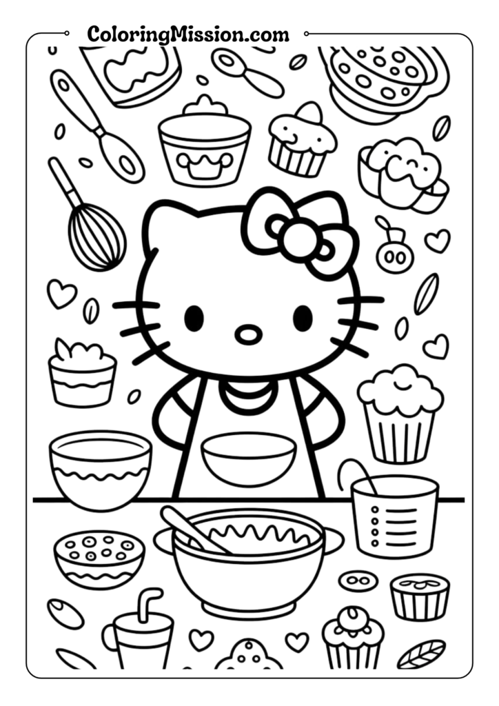 Hello Kitty Baking