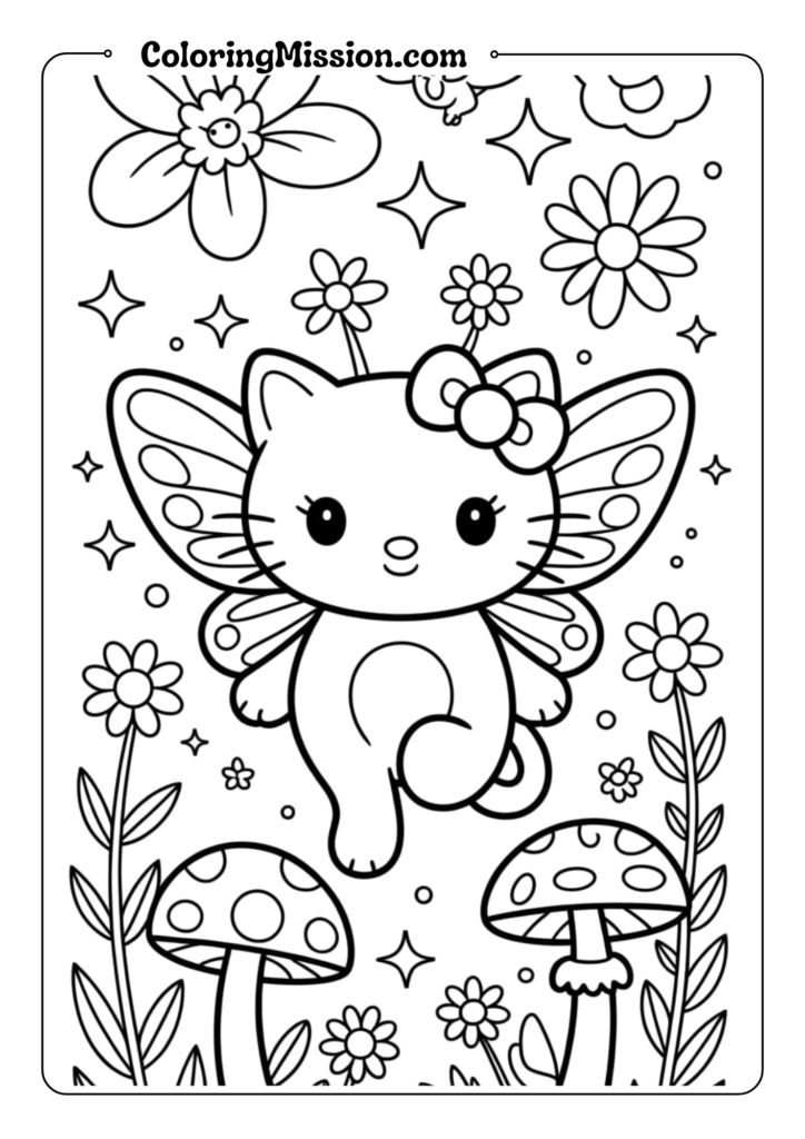 Hello Kitty Fairy Garden