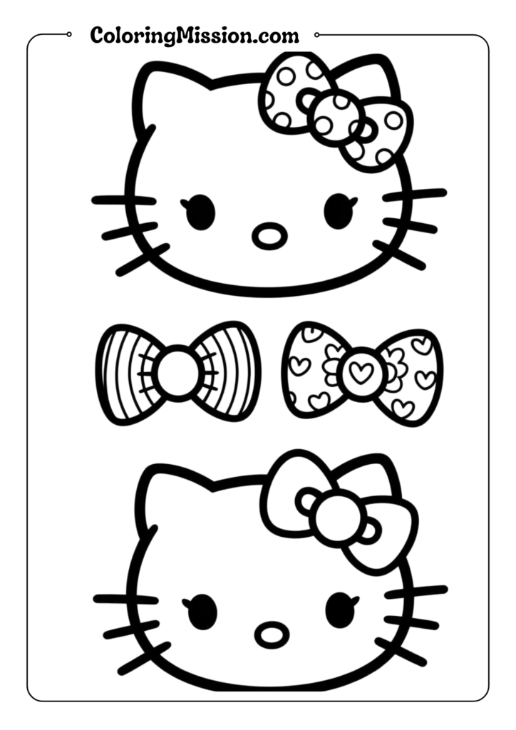 Hello Kitty with Bow Variations