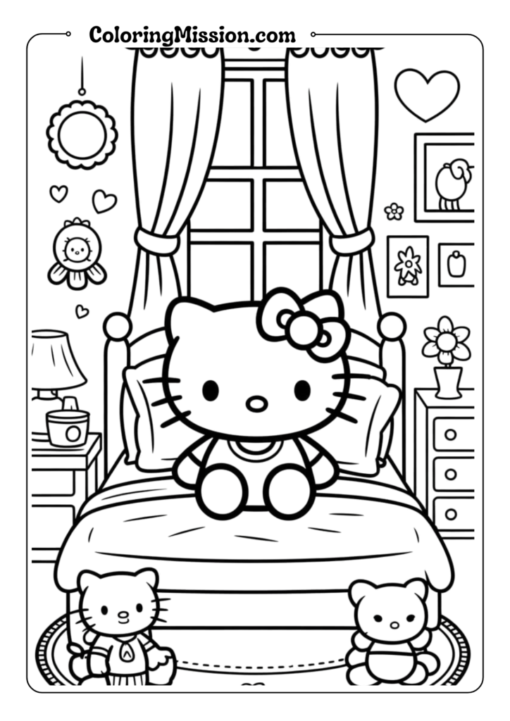 Hello Kitty's Bedroom
