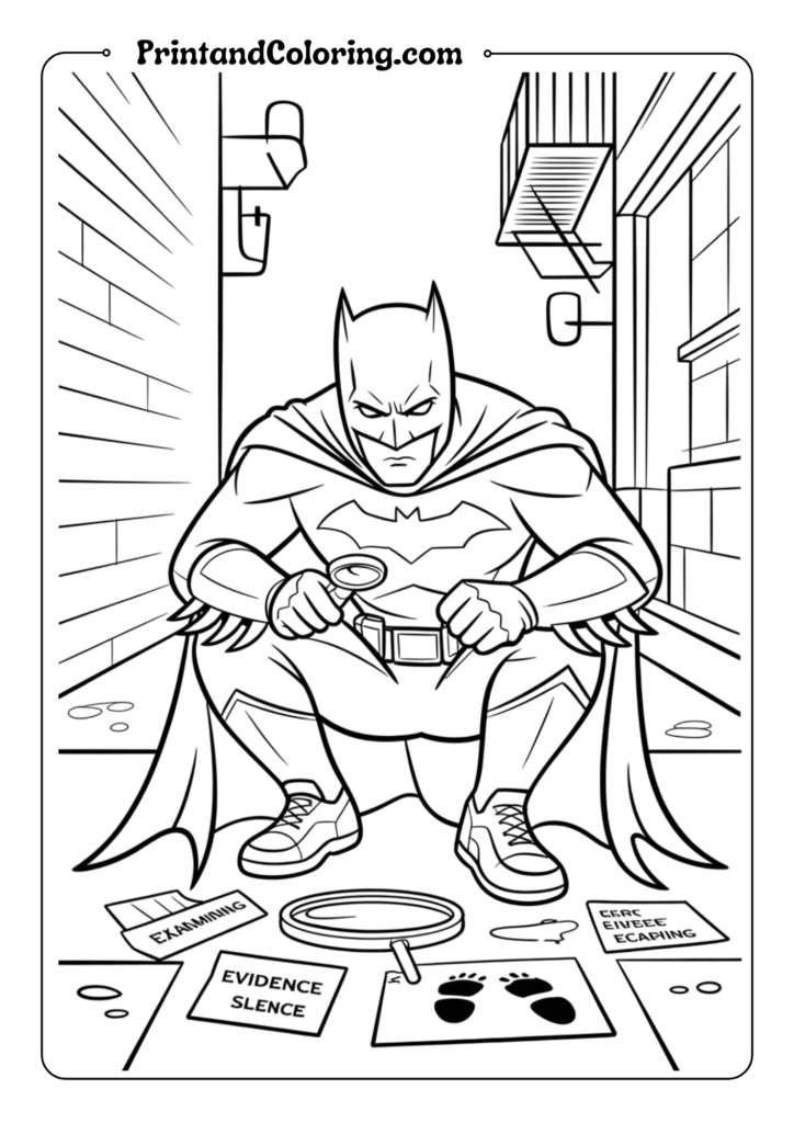 Batman Detective SceneBatman Portrait