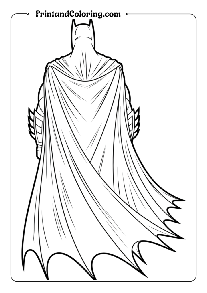 Batman's Cape Close-upBatman Portrait