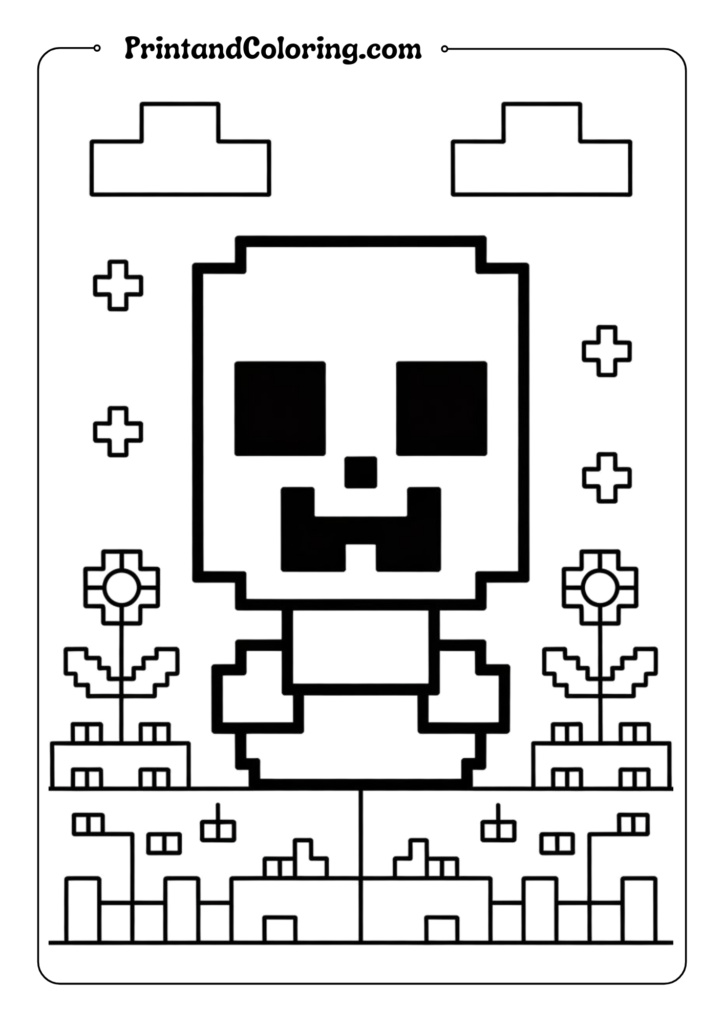 Minecraft Coloring Pages