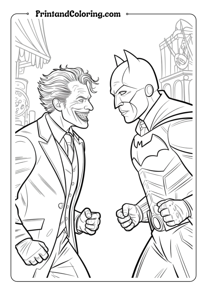 Joker vs Batman Face-off