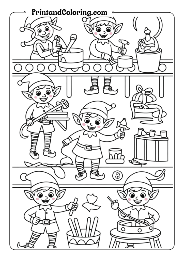 Elf Toy Assembly Line
