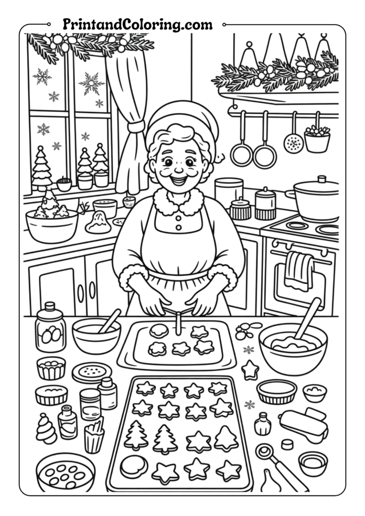Mrs. Claus Baking Kitchen